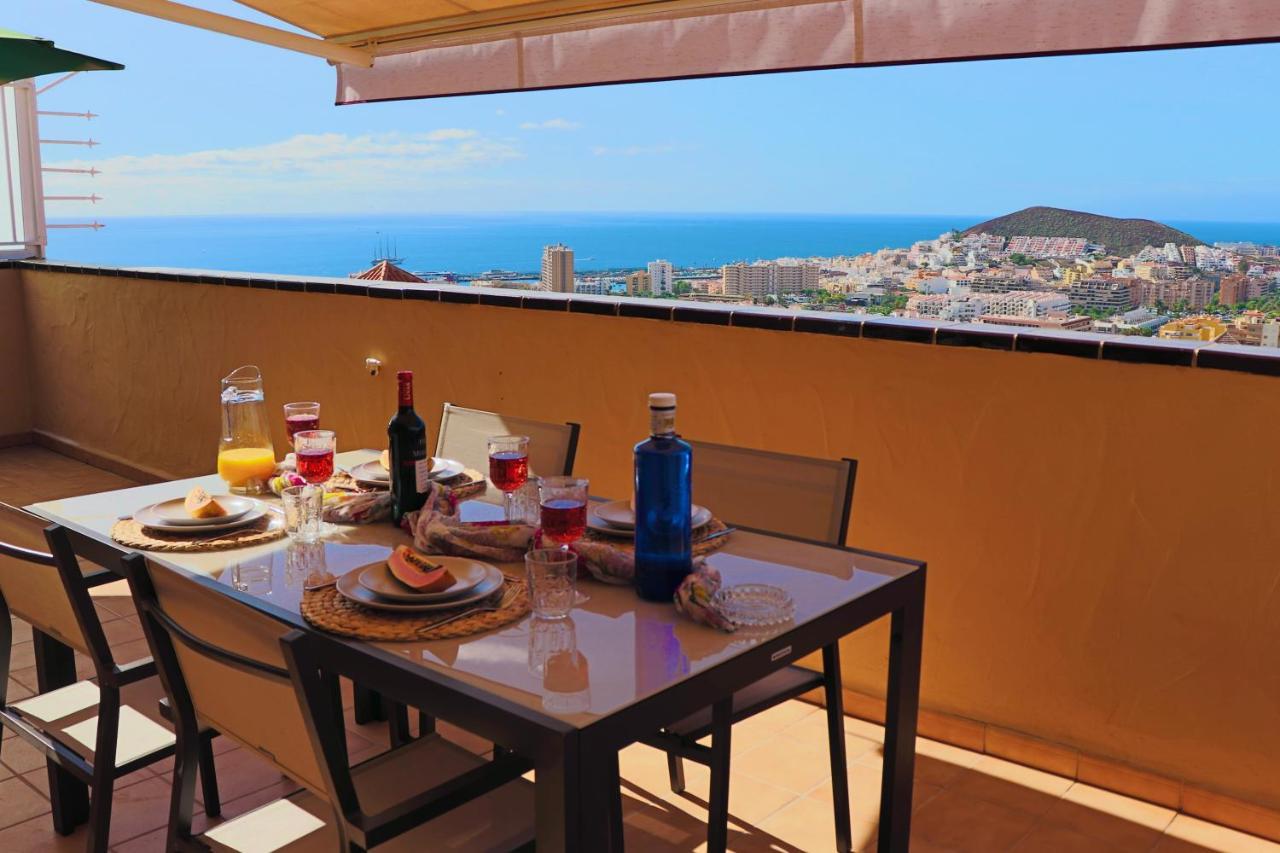 Apartament Sunset In The Heights Ocean View - Heated Pool Los Cristianos  Zewnętrze zdjęcie