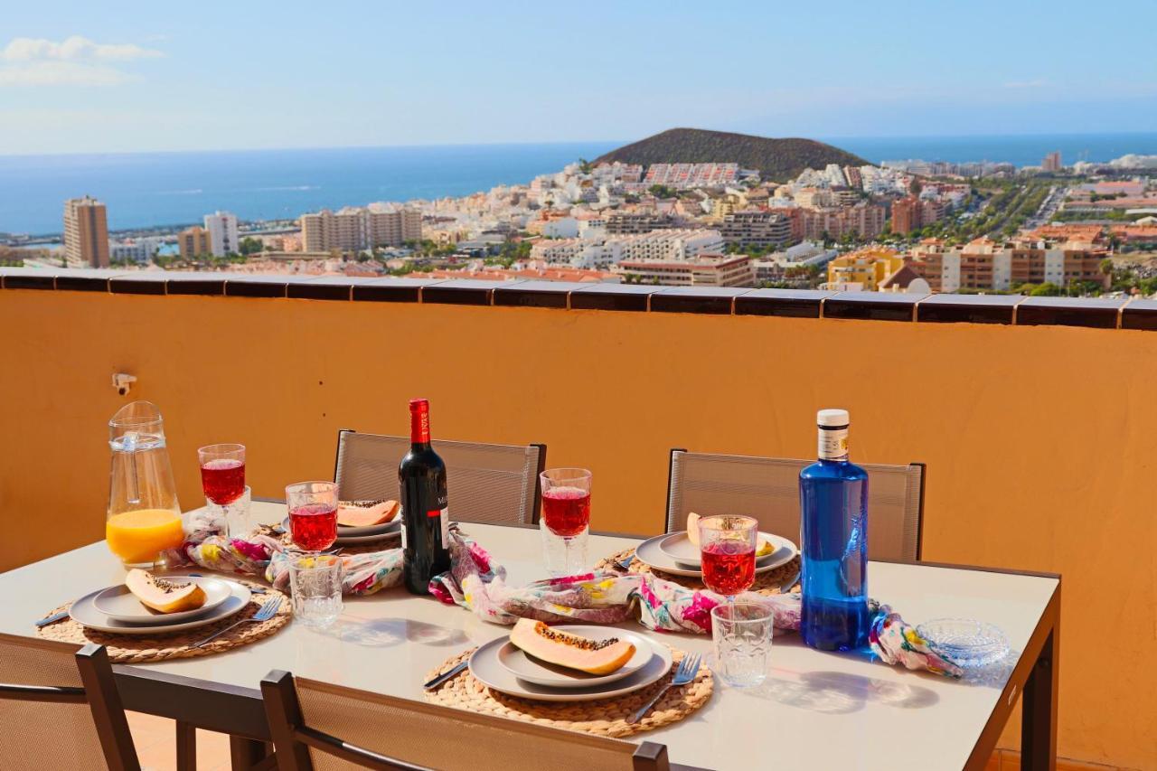 Apartament Sunset In The Heights Ocean View - Heated Pool Los Cristianos  Zewnętrze zdjęcie