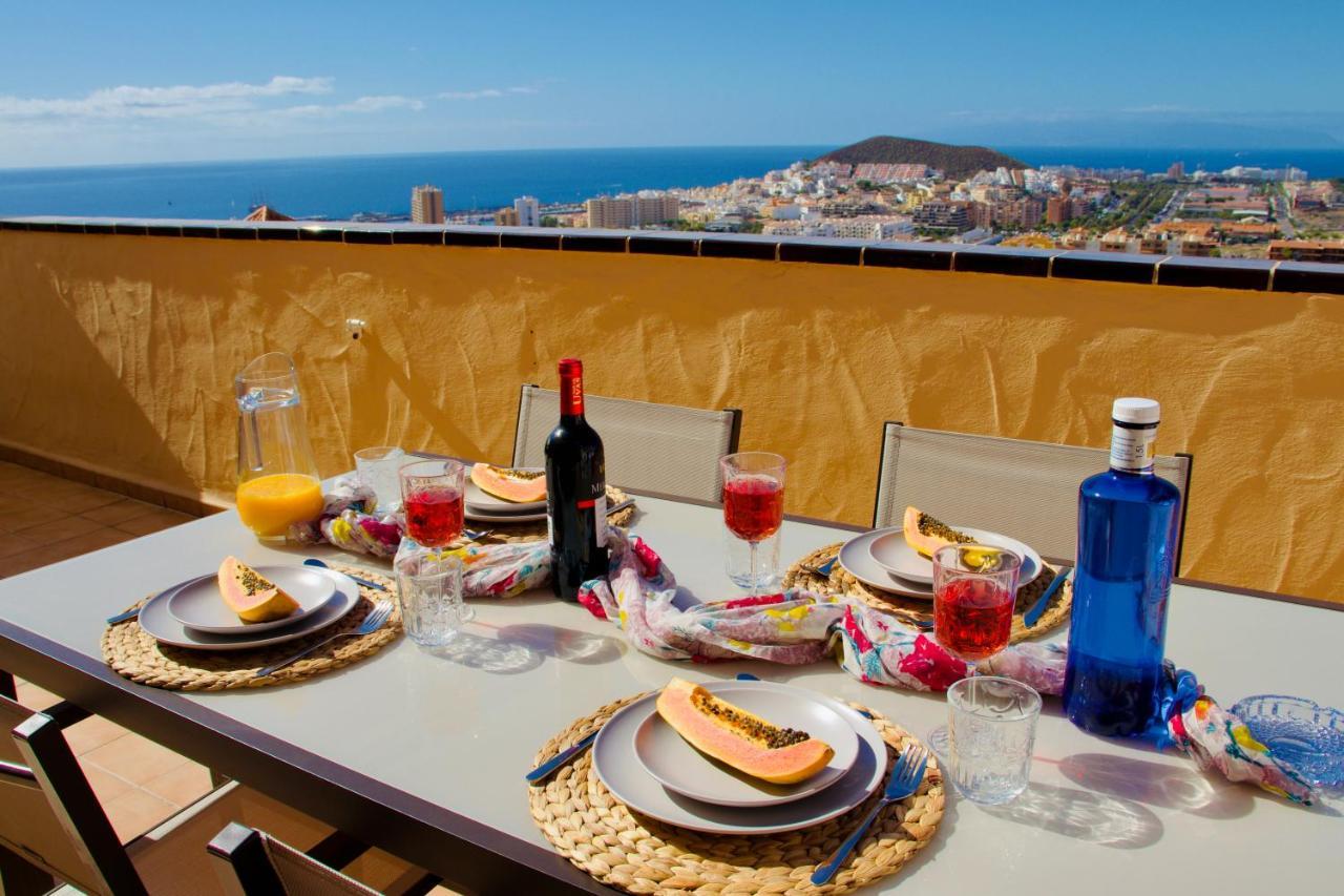 Apartament Sunset In The Heights Ocean View - Heated Pool Los Cristianos  Zewnętrze zdjęcie